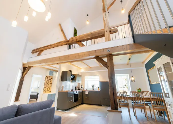 Apartamento Zum Kleinen Vogel, Sauna, Landidylle
